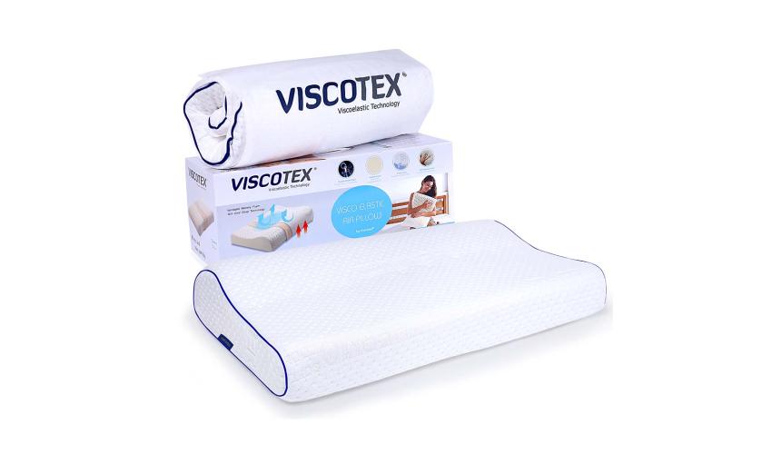 Visco Orthopedic Pillow 60x40x10/8cm White